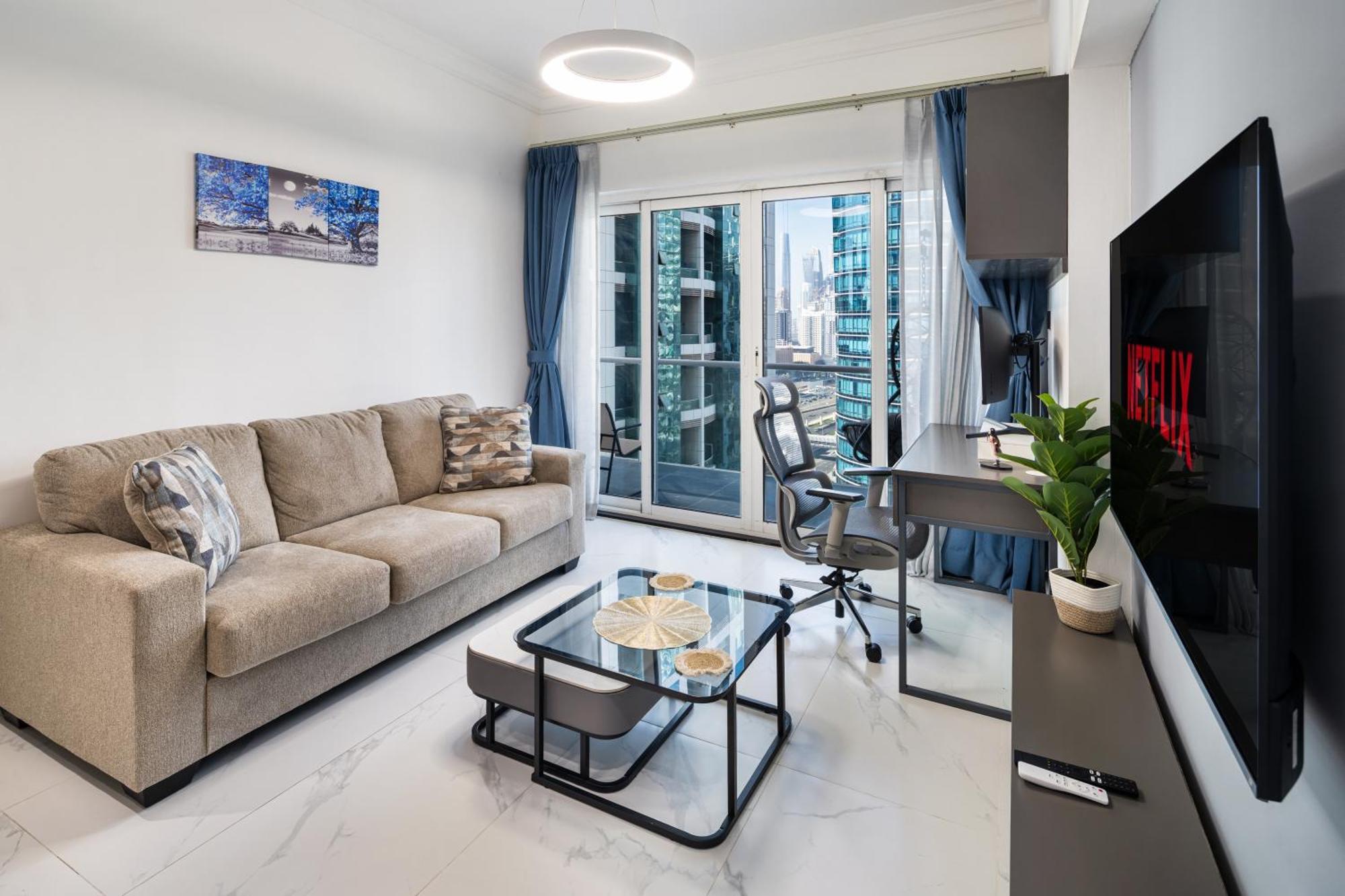 Fully Furnished 1bhk In View Tower * Dubai